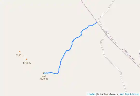 ترک جی پی اس پیمایش قله شنلی دهاقان