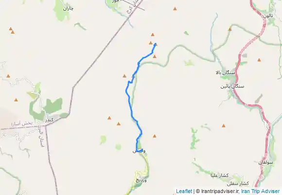 ترک جی پی اس قله پهنه حصار (پهنه سار) از روستای وریش