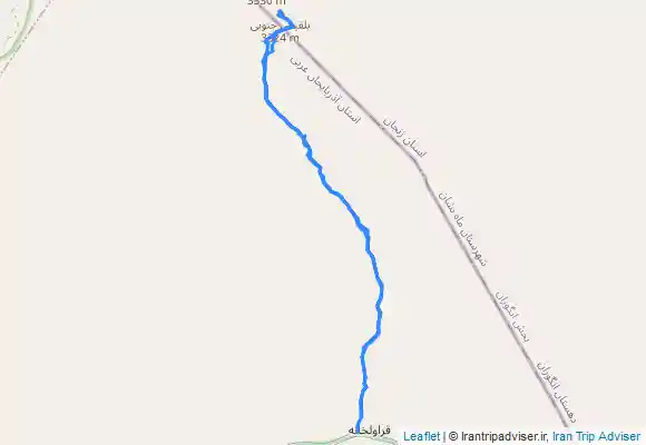 ترک جی پی اس قله بلقیس زنجان