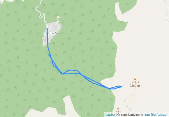 ترک جی پی اس سوادکوه- روستای کمرپشت - قله عباسعلی