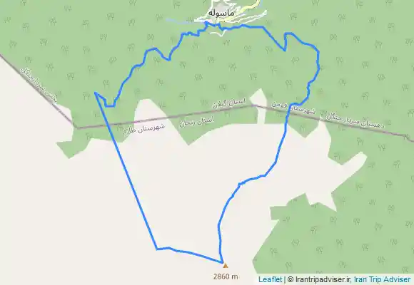 ترک جی پی اس Masuolehخط الراس جنوبی ماسوله ازماسوله به ییلاق للندیز سپس قلل کله قندی،آسمانکوه،گدوک،دوخون ولاسه سر.برگشت ازمسیرکوه روبار