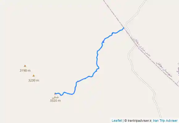 ترک جی پی اس پیمایش قله شندان از مسیر شمالی