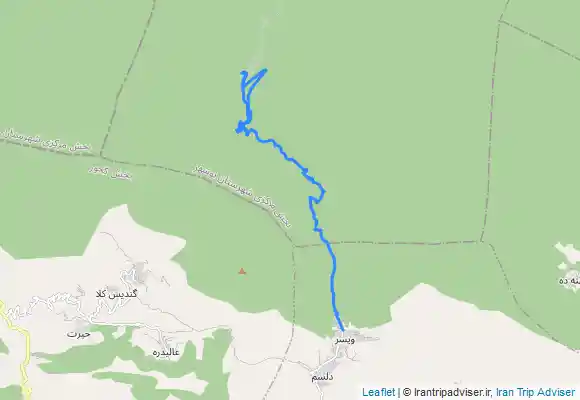 ترک جی پی اس Farakhin Lake