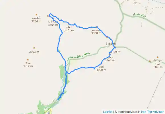 ترک جی پی اس خط الراس اِندار، پَرسون، سیاه ریز، ریزان، سیاه لت