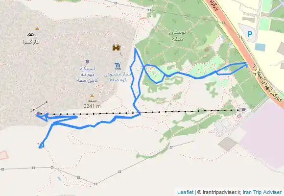 ترک جی پی اس کوه صفه