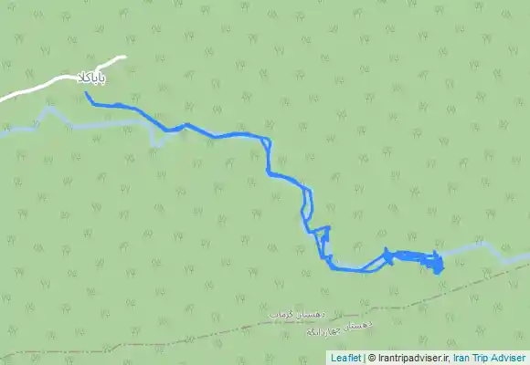 ترک جی پی اس کهو دره آبشار اوجرجری باباکلا چهاردانگه خوارخون