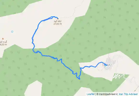 ترک جی پی اس قله ارفع کوه