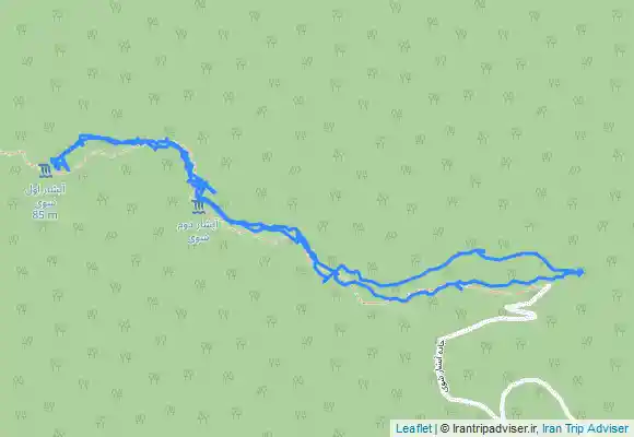 ترک جی پی اس پیمایش روستای سرتنگ آبشار شوی
