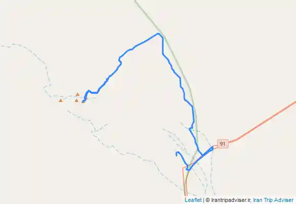 ترک جی پی اس پيمايش قله ي نايبند - باشگاه كوهنوردي ژيلوان گناباد