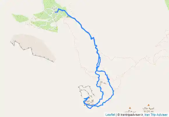 ترک جی پی اس قله گل اندام from Īrā