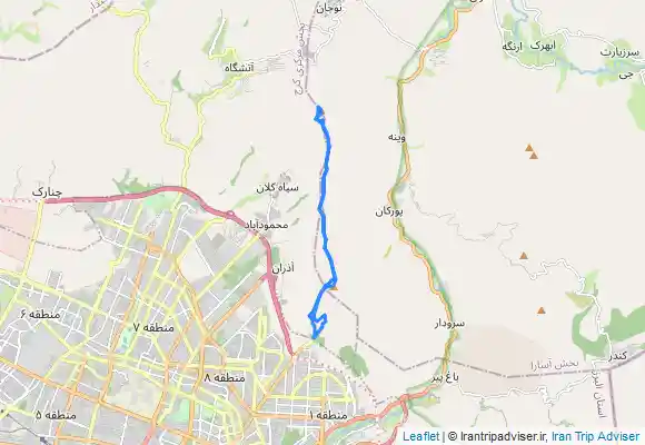 ترک جی پی اس قله بیجی به دوبرار (عظیمیه به دو برار)