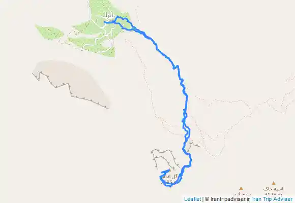 ترک جی پی اس Gol Andam Peak from Ira Village - قله گل اندام از روستای ایرا