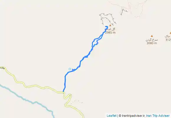 ترک جی پی اس صعود به قله گل اندام