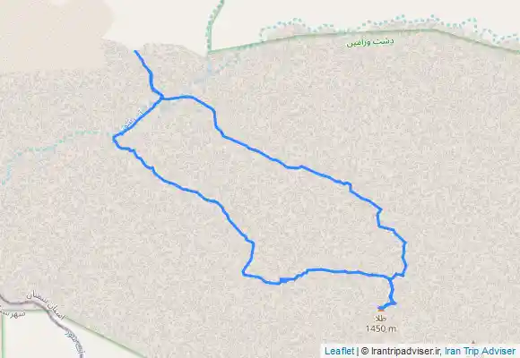 ترک جی پی اس قله طلا، ورامین. پاییز.