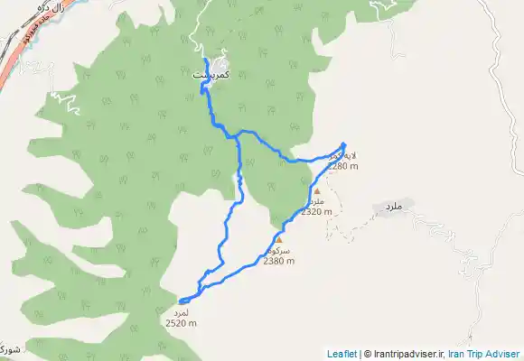 ترک جی پی اس خط راس عباسعلی به شورکچال