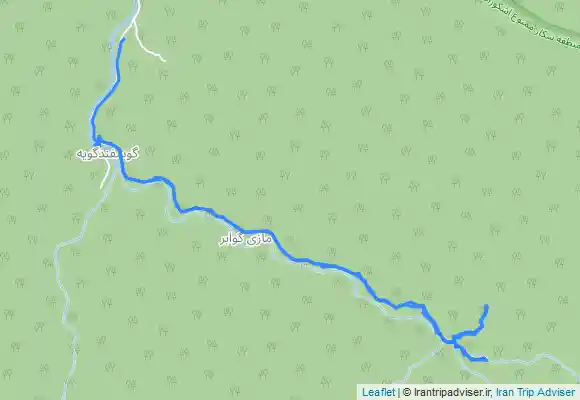 ترک جی پی اس آبشار نیلیستان ، آبگیر سموش ۱۷ آذر ۱۴۰۲