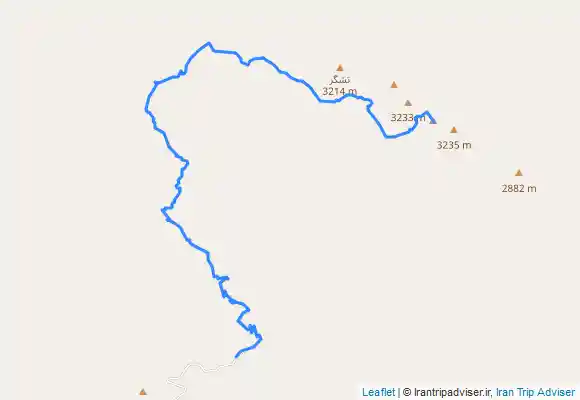 ترک جی پی اس قله تشگر هرمزگان