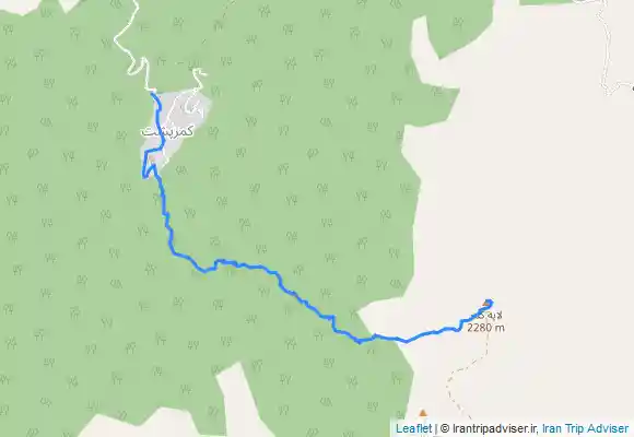 ترک جی پی اس بازگشت از قله عباسعلی (کمرپشت)