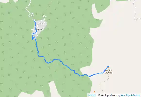 ترک جی پی اس صعود به قله عباسعلی (کمرپشت)