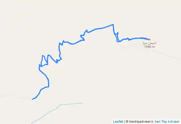 ترک جی پی اس قله آسمانسرا از مسیر جاده نیروگاه هرزویل