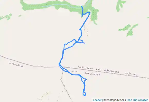 ترک جی پی اس قله مغان قله دوشاخ