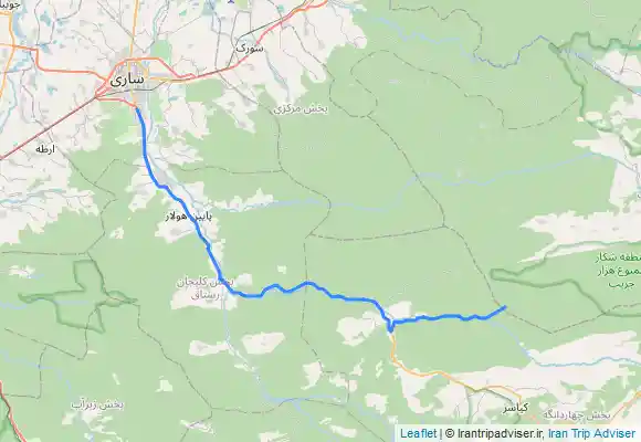 ترک جی پی اس آبشار دوطبقه کهودره باباکلا.gpx