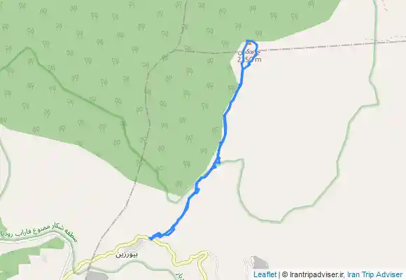 ترک جی پی اس قله چرمکش از بیورزن لوشان