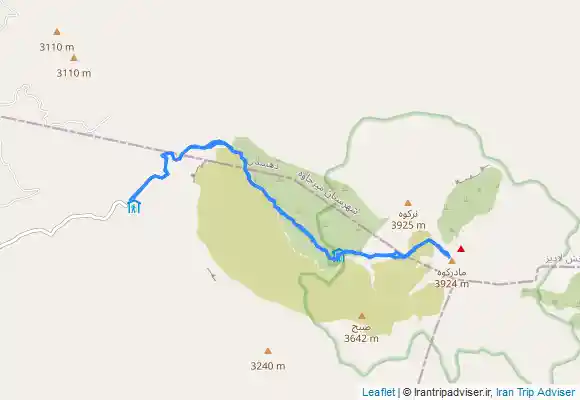 ترک جی پی اس صعود قله تفتان