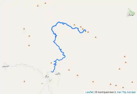 ترک جی پی اس چشمه پرزردو - قله تشگر