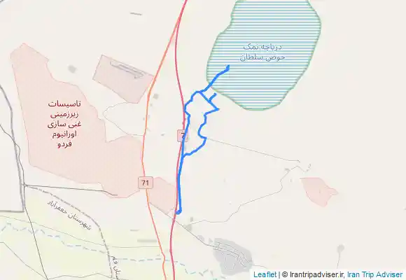 ترک جی پی اس (حوض سلطان (دریاچه نمک قم