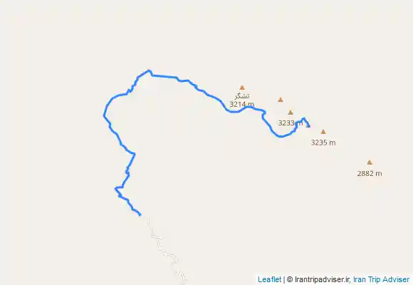 ترک جی پی اس قله تشگر بام استان هرمزگان