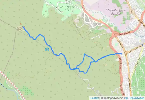 ترک جی پی اس قله دراک