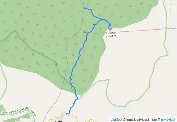 ترک جی پی اس بزبره قله های چرمکش و بزبره لوشان