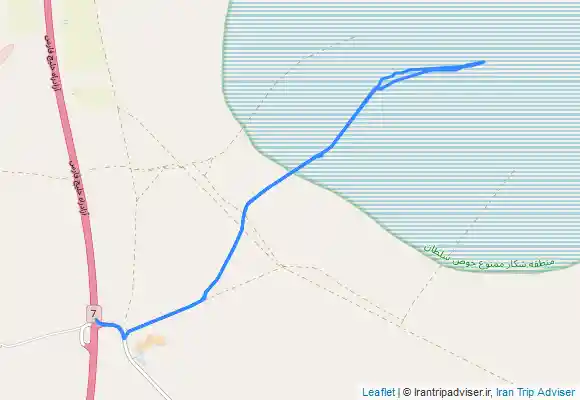 ترک جی پی اس درياچه حوض سلطان