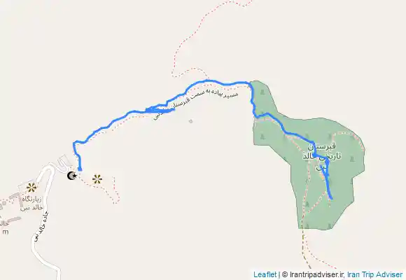 ترک جی پی اس گورستان خالدنبی از محل پارکینگ