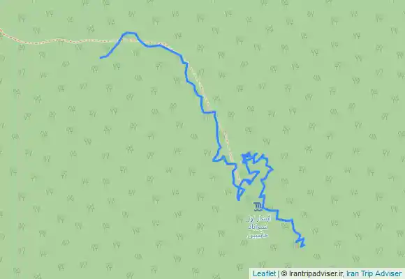 ترک جی پی اس آبشار اول و دوم شیر اباد از محل کمپ