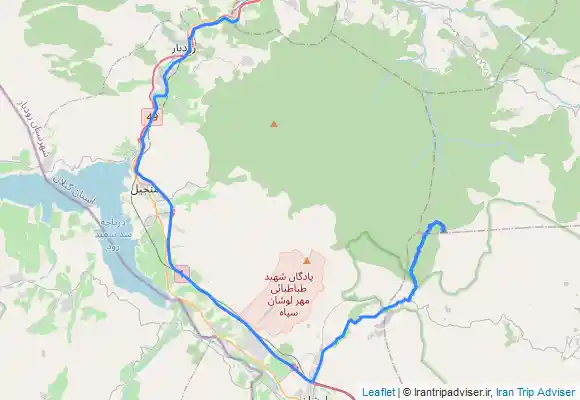 ترک جی پی اس قله چرمکش