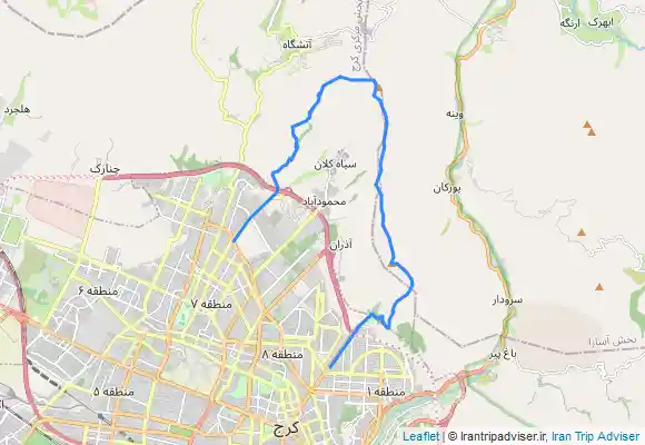 ترک جی پی اس قله بیجی - پناهگاه سهرابی - قله دوبرار