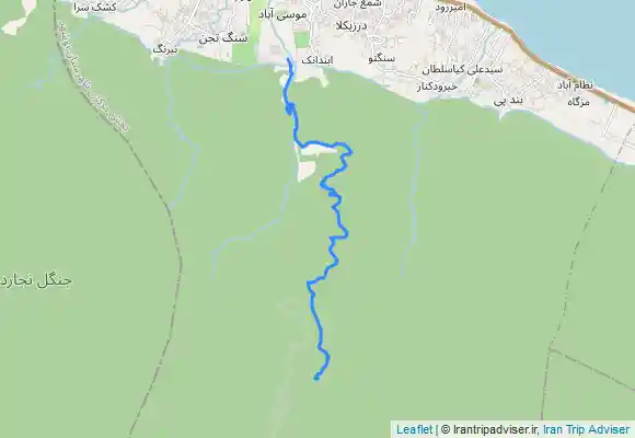 ترک جی پی اس آبشار دارنو نوشهر