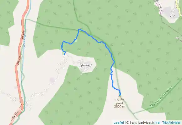 ترک جی پی اس Lahāsh - قله الیمستان