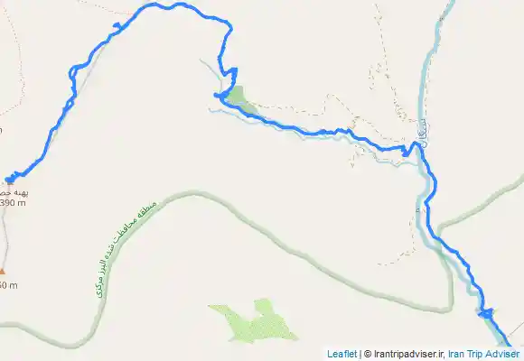 ترک جی پی اس آبشار سنگان