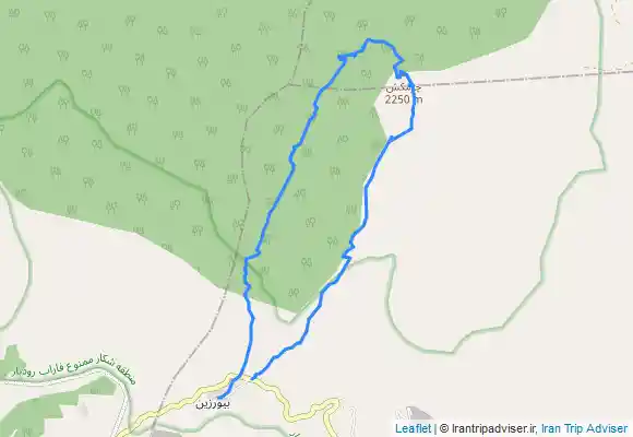 ترک جی پی اس قله چرمکش