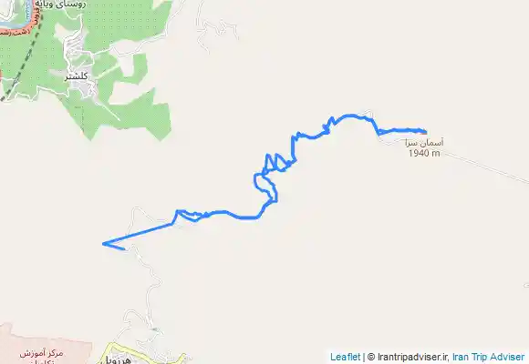 ترک جی پی اس قله آسمانسرا