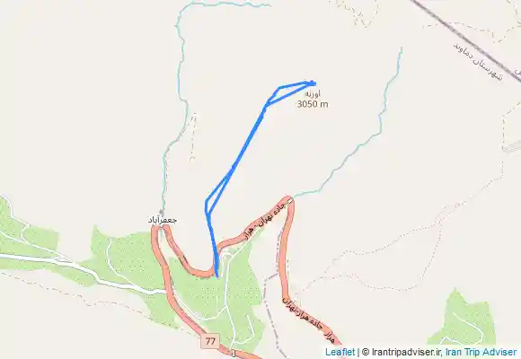 ترک جی پی اس قله لانه عقاب from Mobārakābād