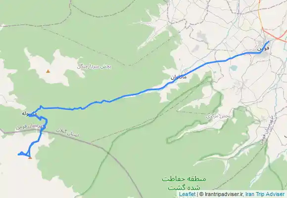 ترک جی پی اس سه قله کله قندی، آسمانکوه، گدوک