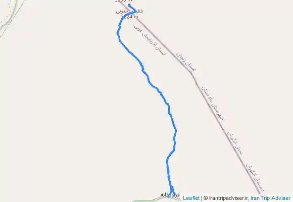 ترک جی پی اس قله بلقیس بام زنجان