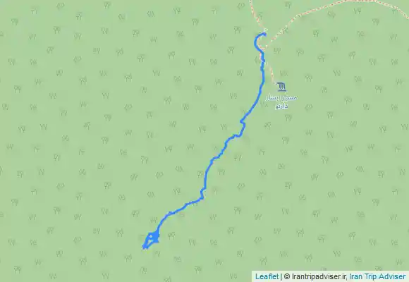 ترک جی پی اس مسیر پیمایش آبشار دارنو