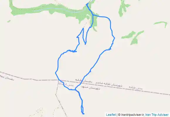 ترک جی پی اس قله دوشاخ و قله مغان و غار مغان