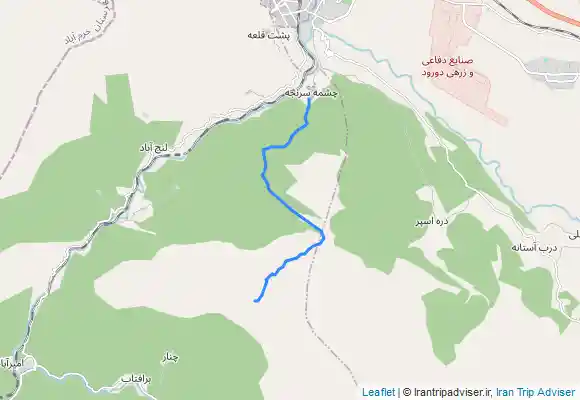 ترک جی پی اس قله پریز لرستان