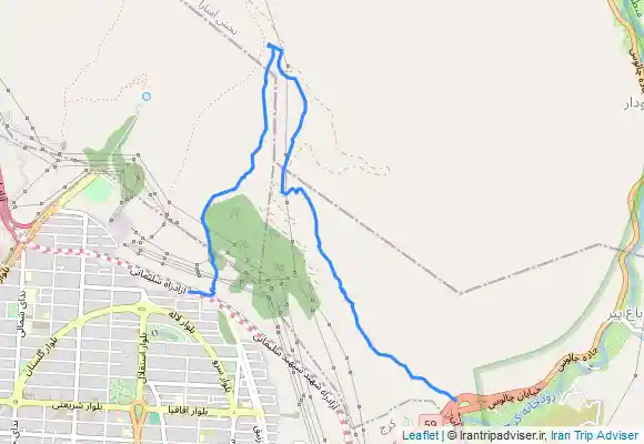 ترک جی پی اس صعود بیجی کوه از دره بیلقان فرود از دره بیدی